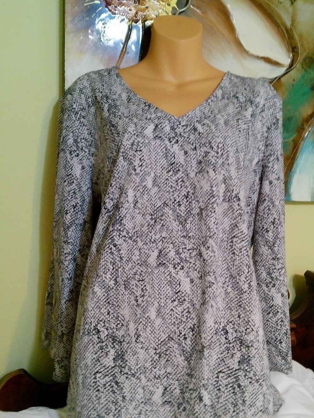 ANN TAYLOR SNAKE SKIN PATTERN SIZE XL GOOD CONDITION